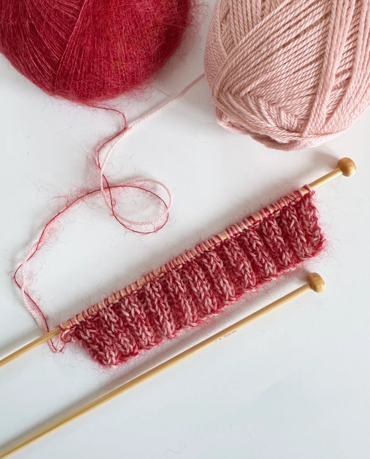Rata Red - Mohair Silk - Touch Yarn