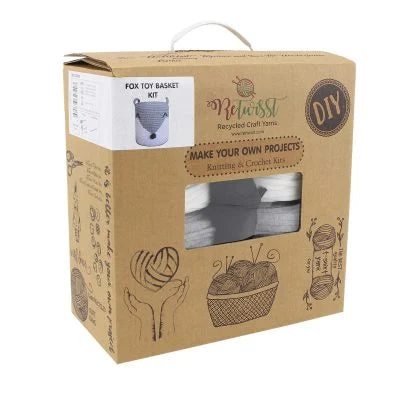 Crochet Kit - Fox Toy Basket - ReTwisst