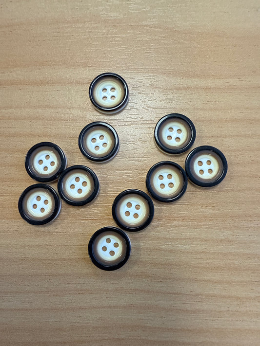 Buttons - Brown 10mm