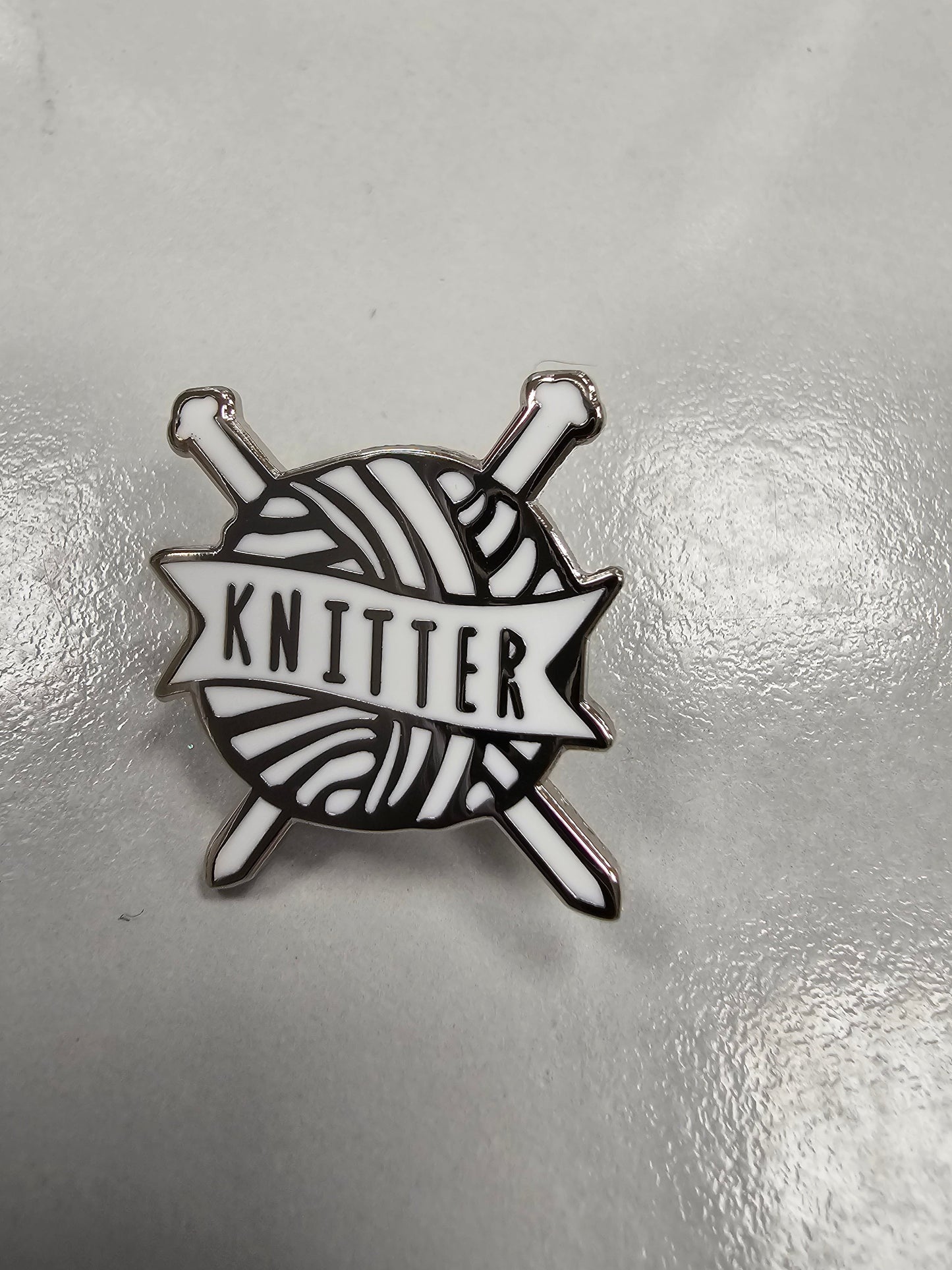 Enamel Pin - Knitter