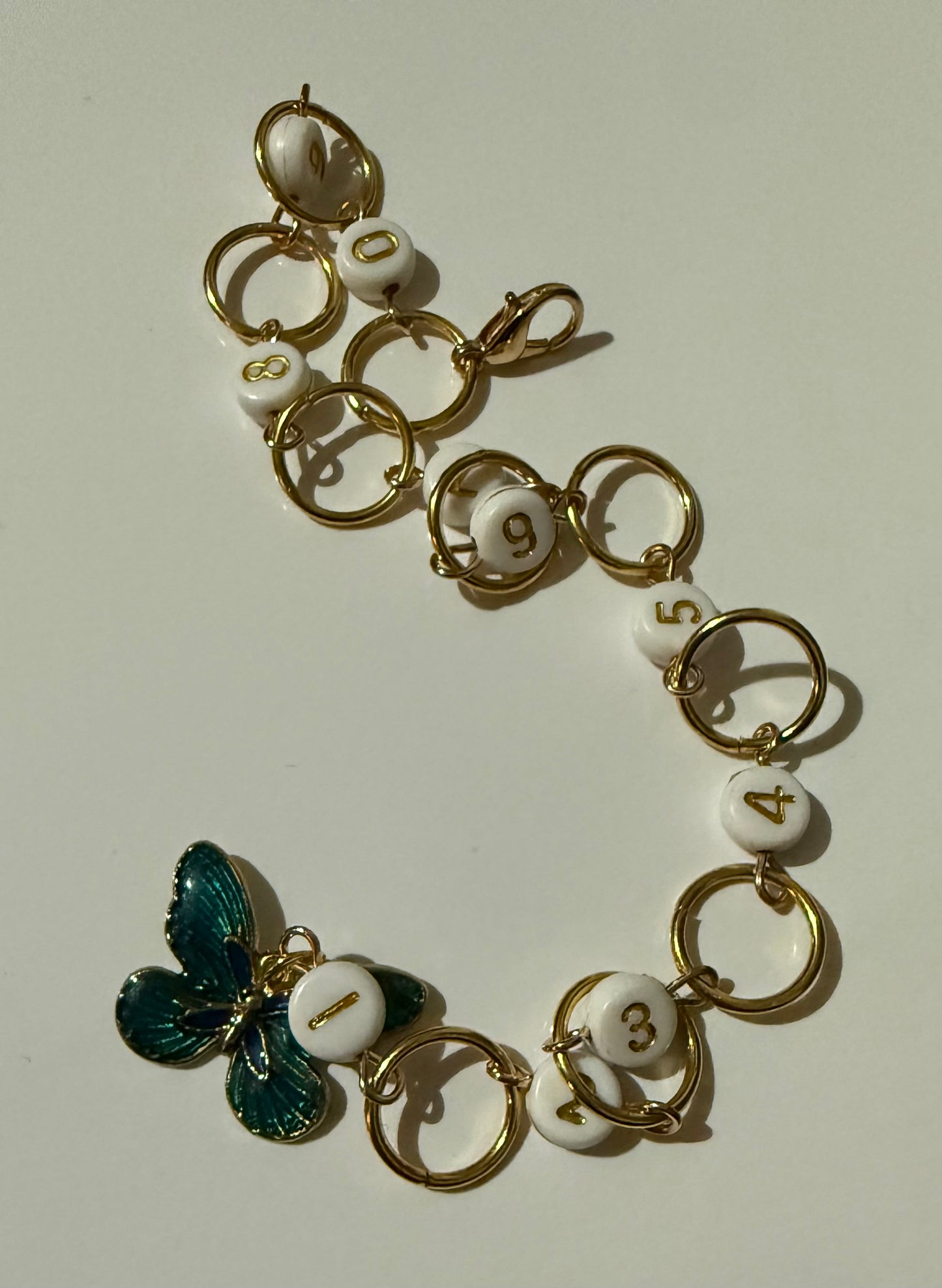 Stitch Marker/Row Counter Chain - Butterfly