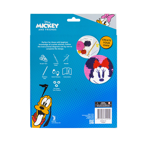 Crochet Wall Hang Kit - Minnie - 21 x 38 cm