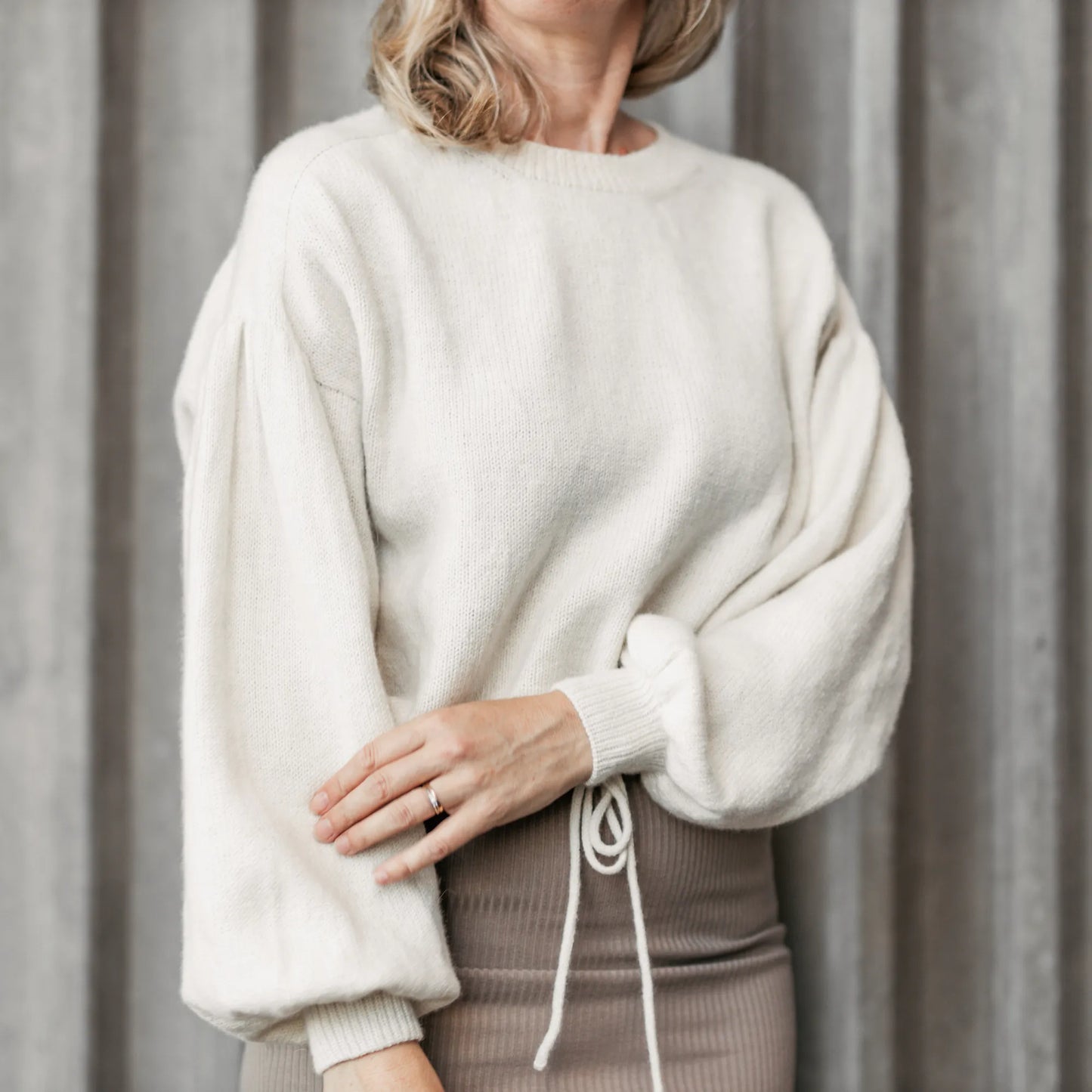 Gather Sleeve Sweater - Purl Foundry