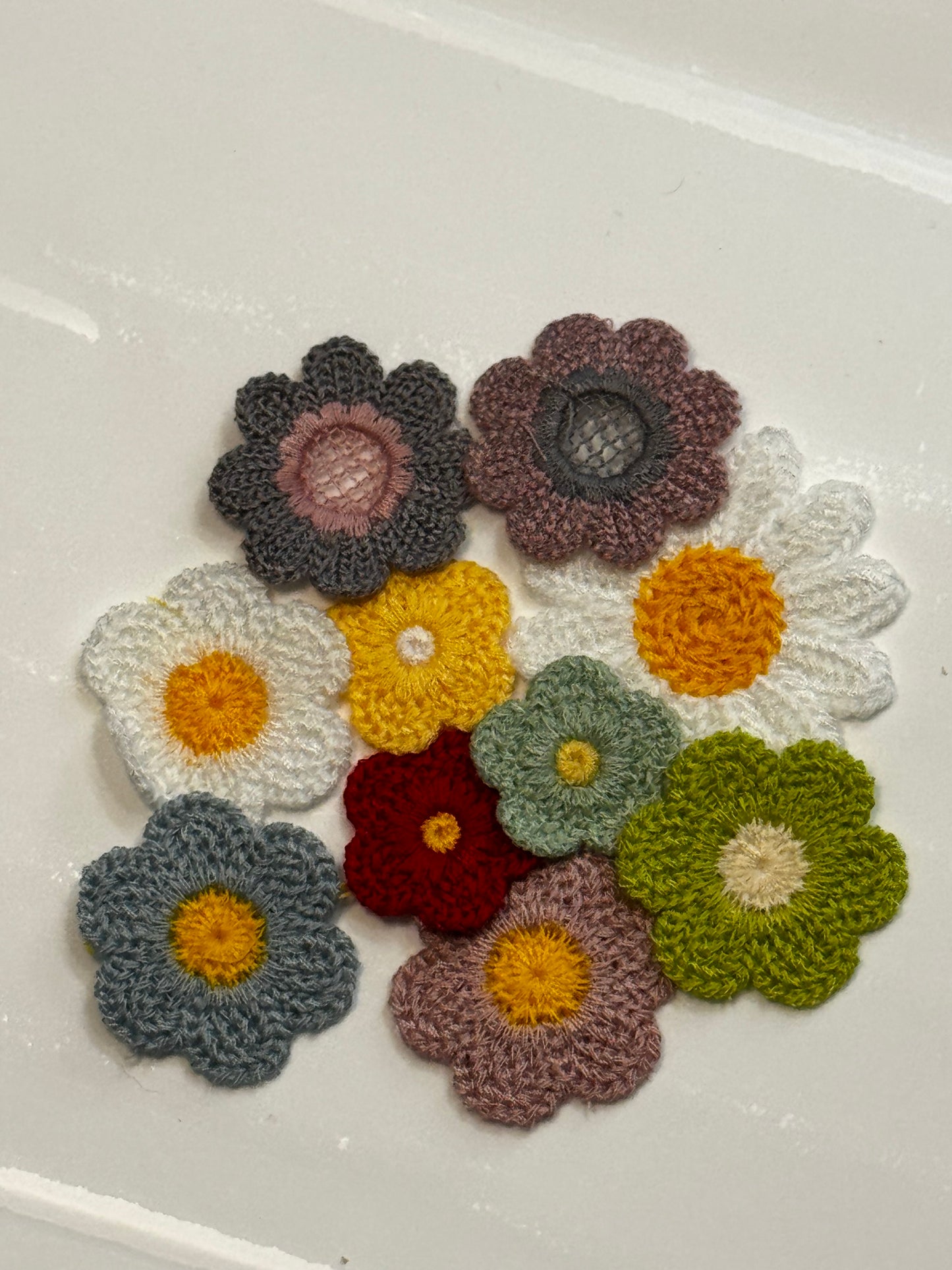 Thin Crochet Flowers