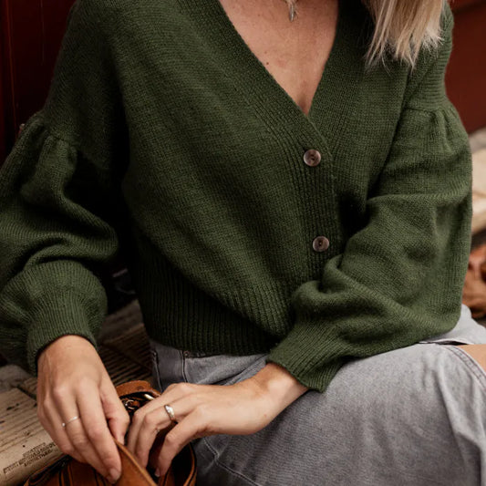Gather Sleeve Cardi - Purl Foundry