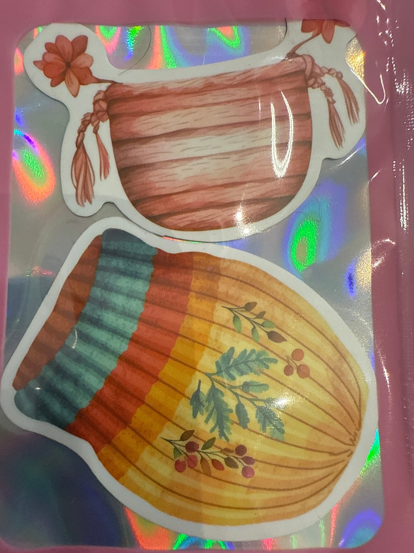 Stickers - Knitting & Crochet themed - 2 pk