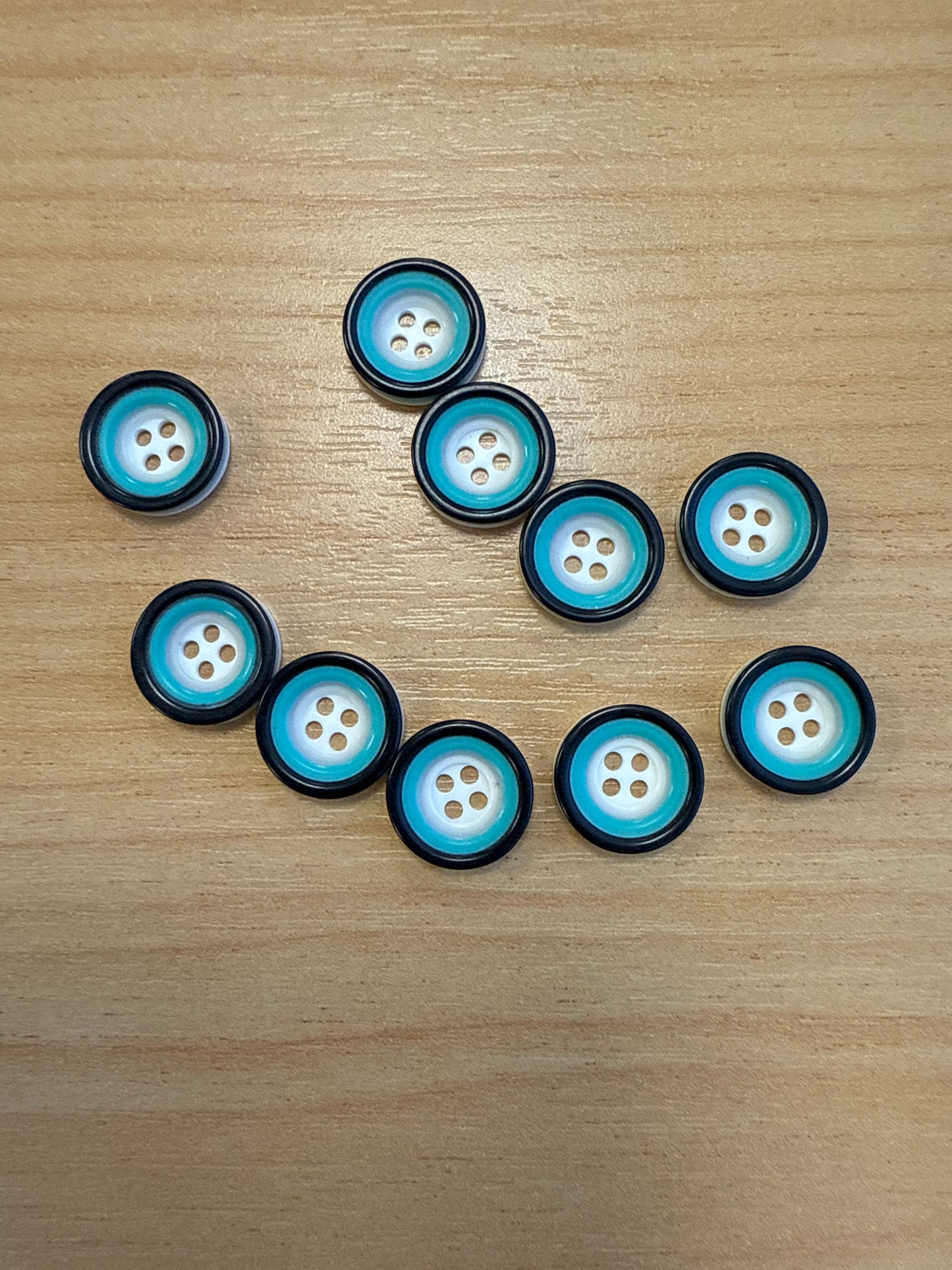 Buttons - Teal 10mm