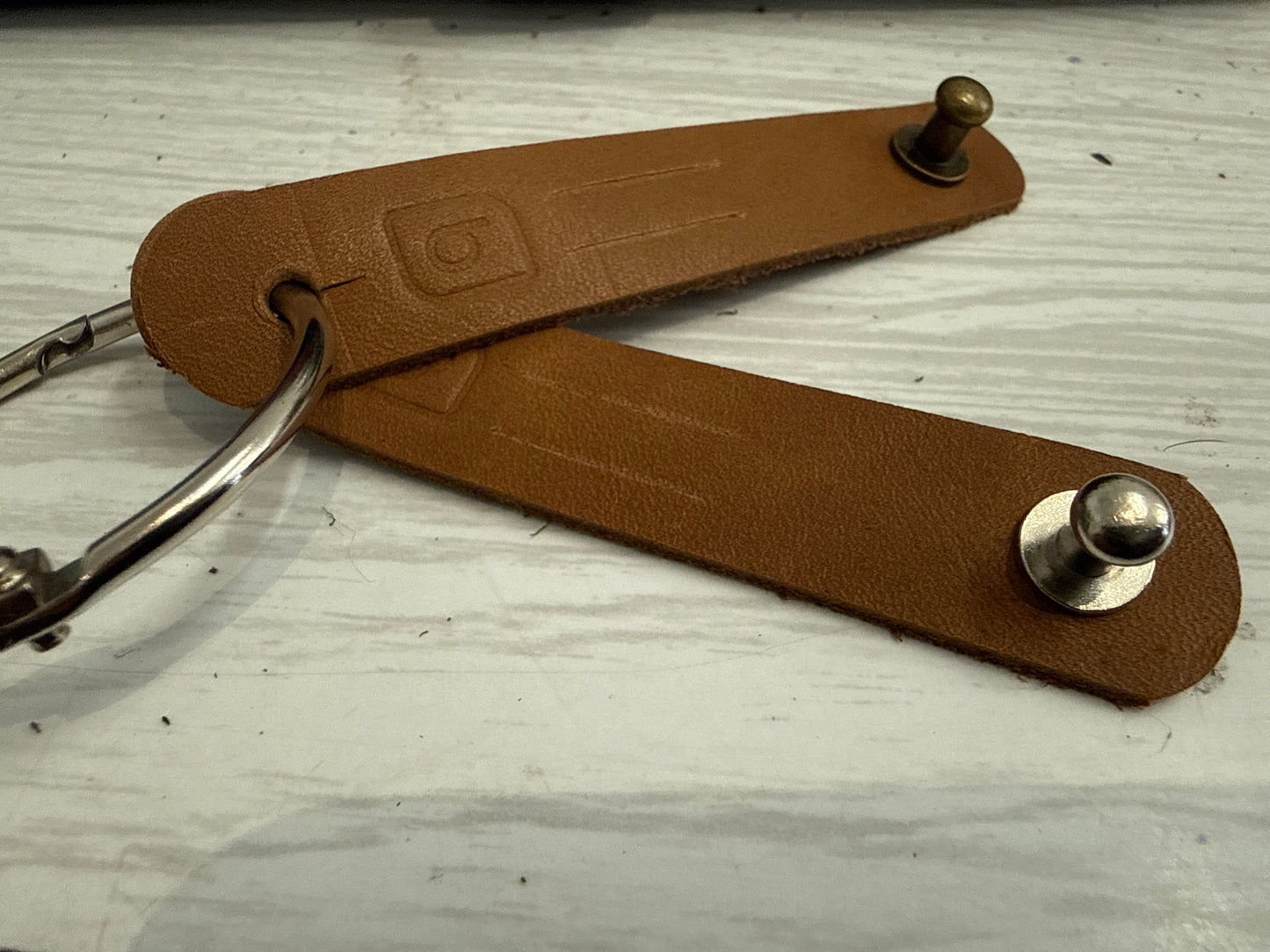 Bomod - Leather Cable Tidy - Tan