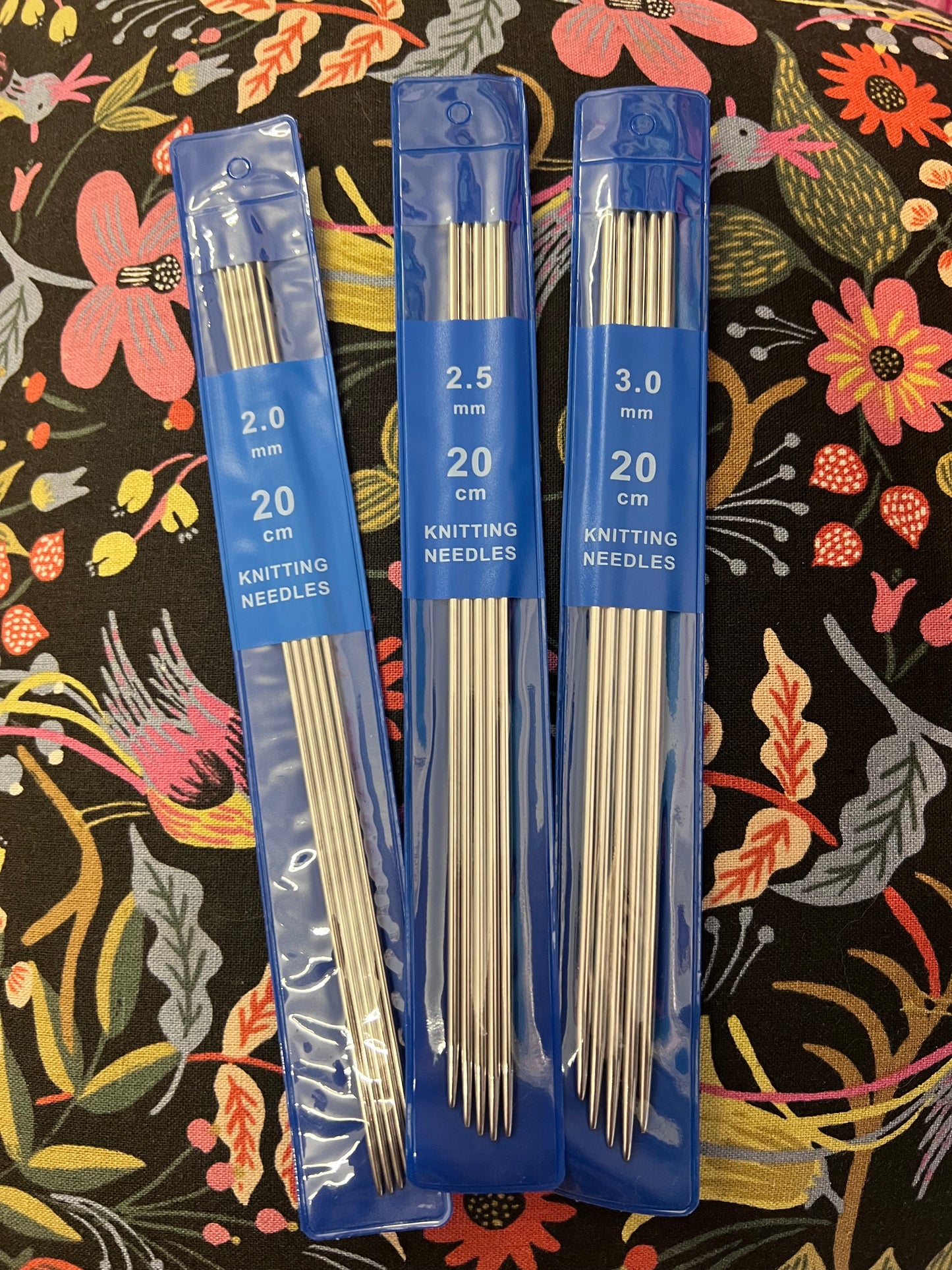 Double Pointed Needles - 2.0mm - 7.9" (20cm) Metal