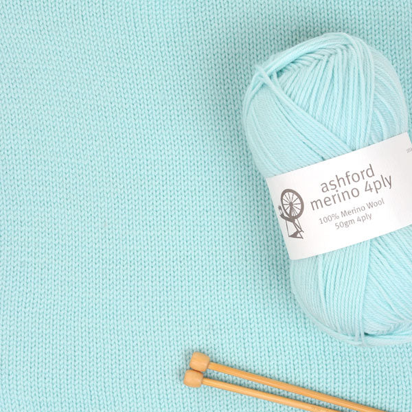 Ashford - Pastel Mint - Merino 4 Ply