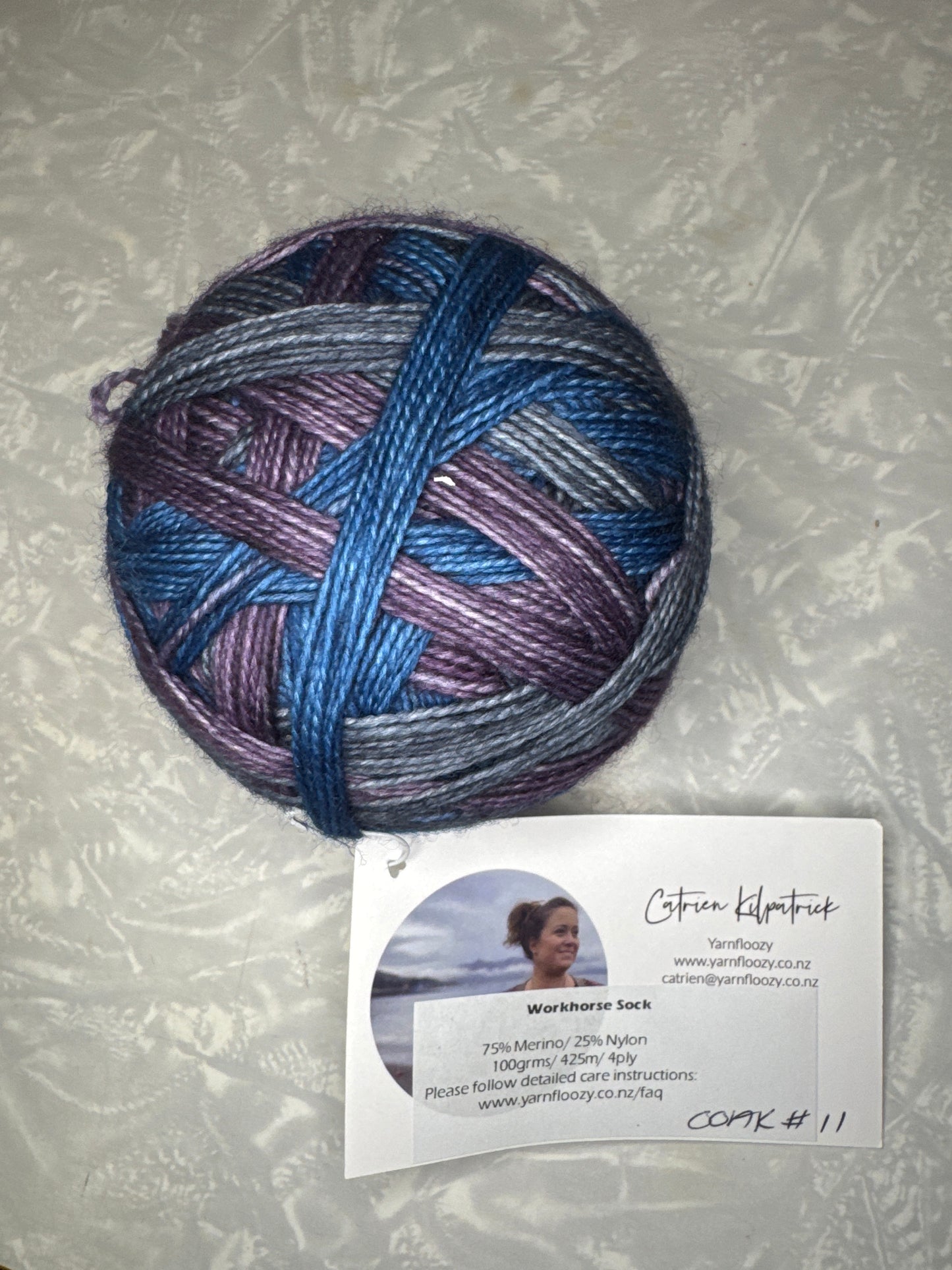 Workhorse Self Striping Sock Yarn #4 - Yarnfloozy