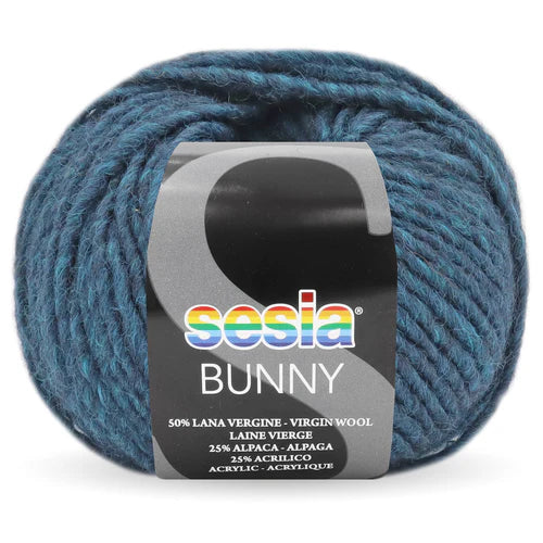 Sesia - Bunny Chunky Yarn - Dark Petrol Mix 8473