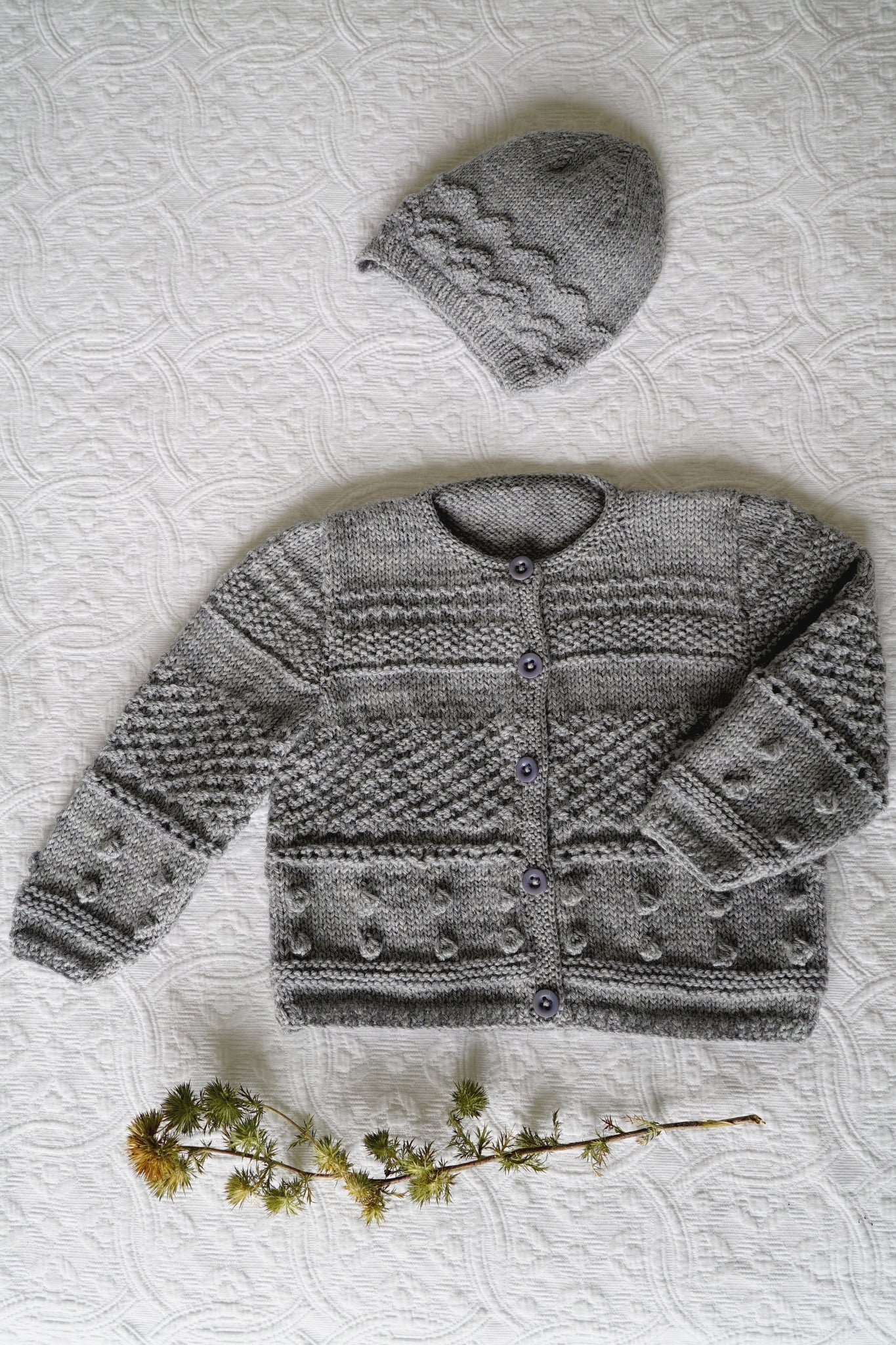 LisaFDesign - BC91 Frankie Cardi and Hat
