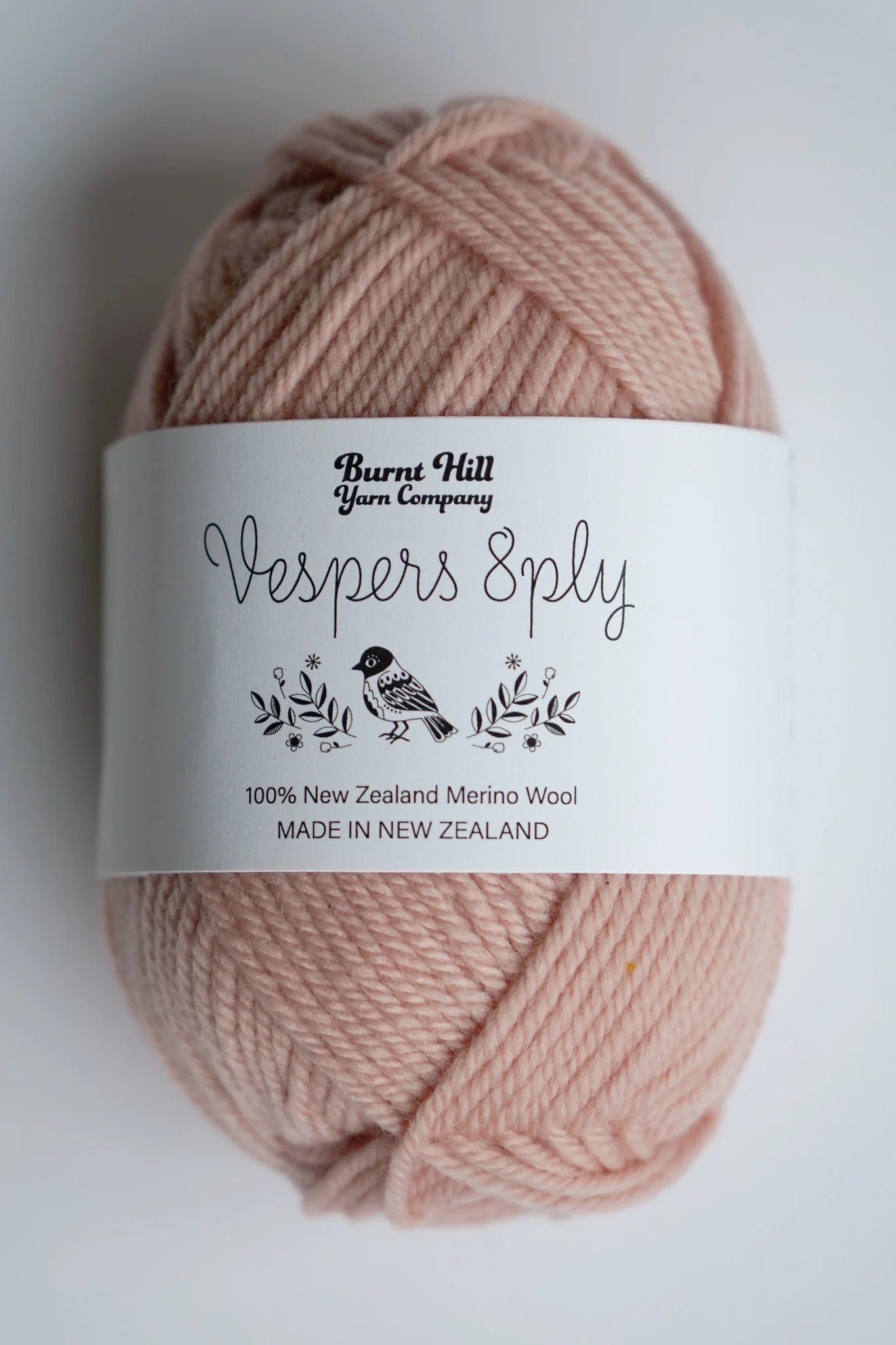 Burnt Hill Yarn Company - Vespers 8-Ply - Pink Horizon