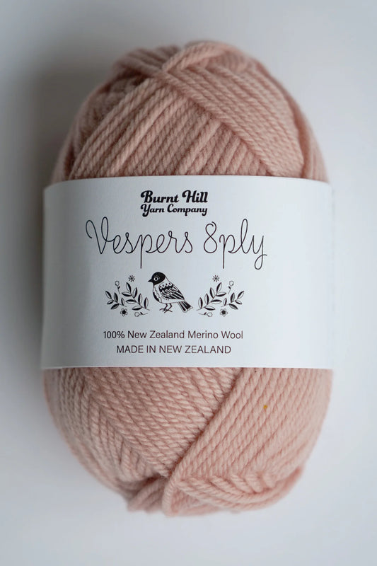 Burnt Hill Yarn Company - Vespers 8-Ply - Pink Horizon
