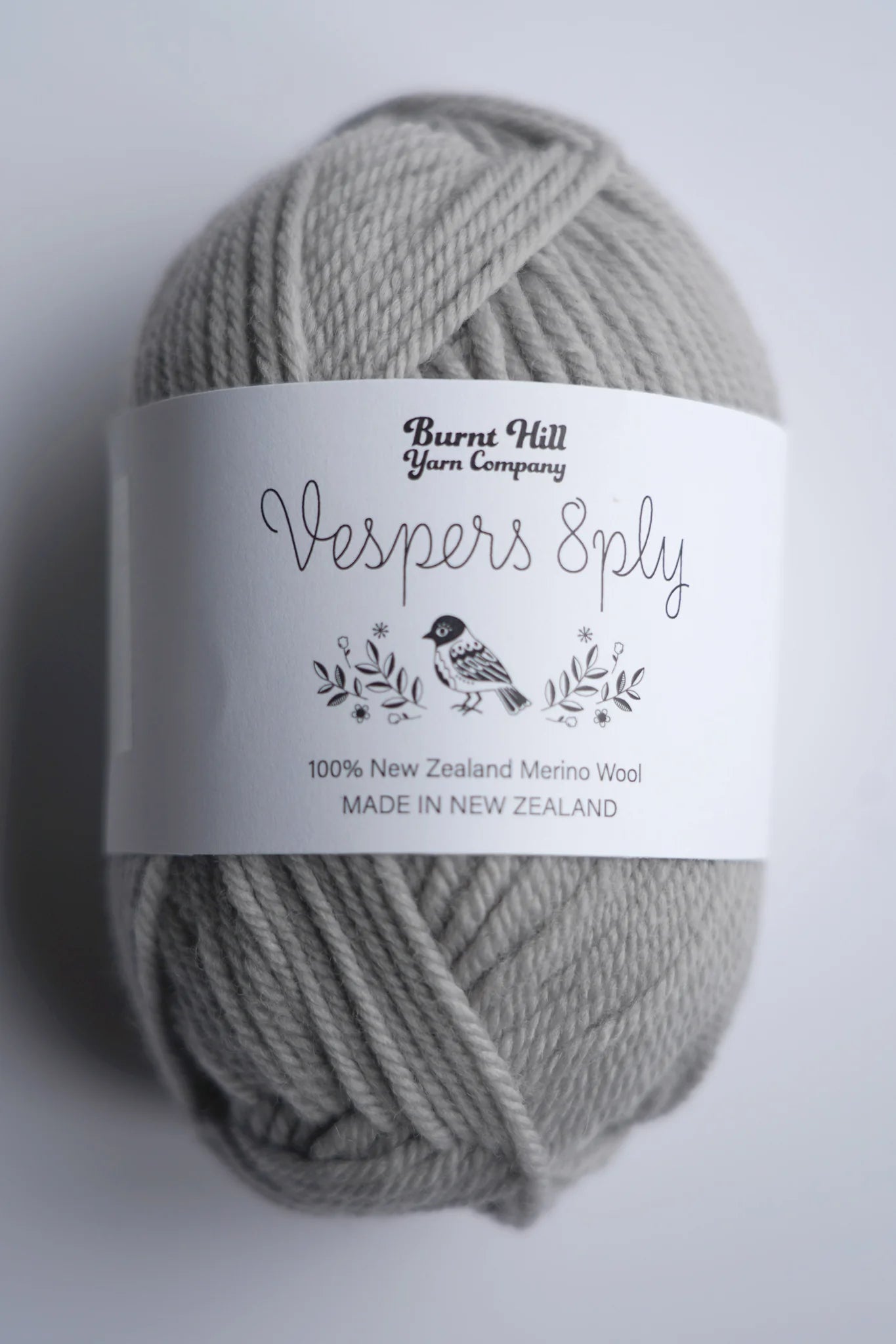 Burnt Hill Yarn Company - Vespers 8-Ply - Silver Stars
