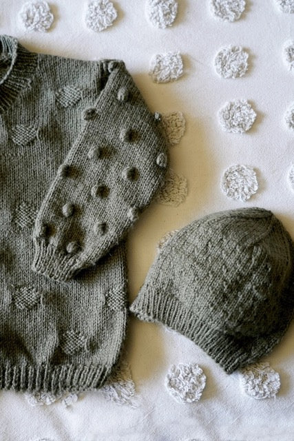 LisaFDesign - LF39 Olive Sweater and Hat