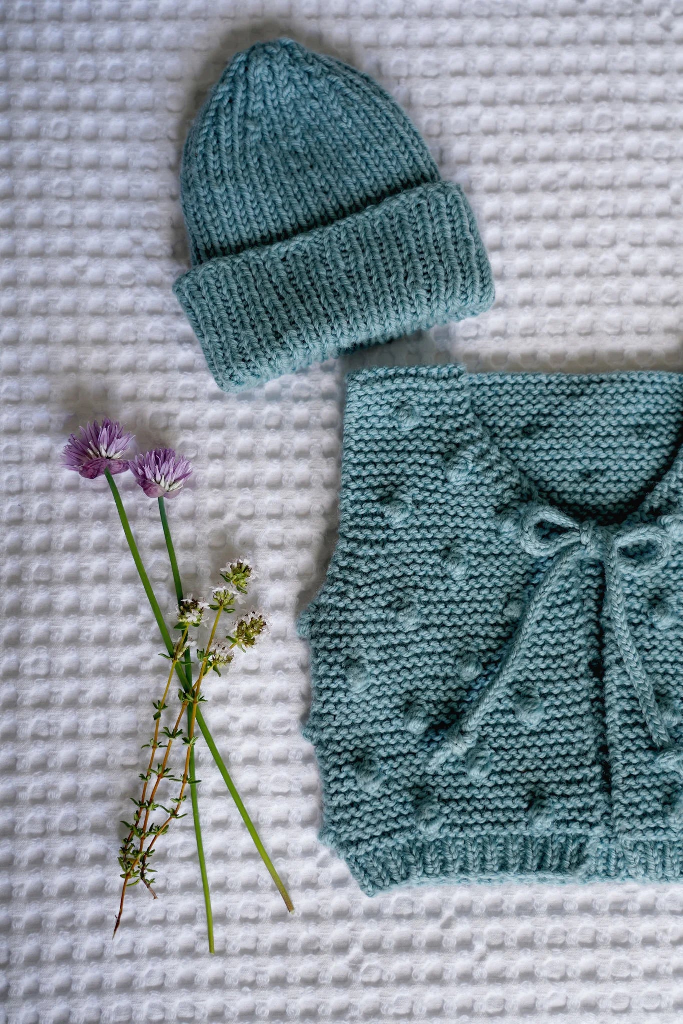 LisaFDesign - BC102 Blake Vest and Rib Beanie