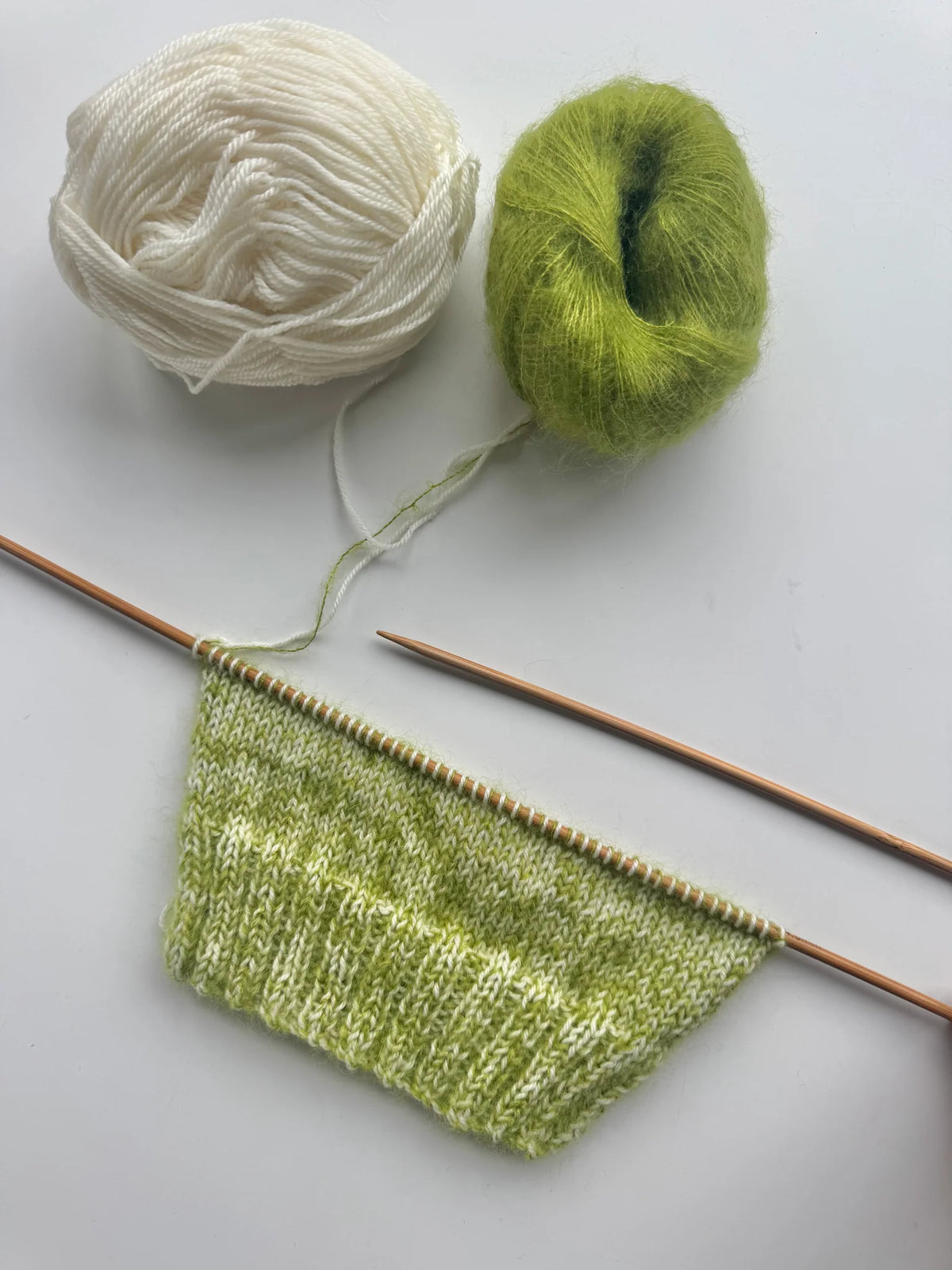 Apple Green - Mohair Silk - Touch Yarn