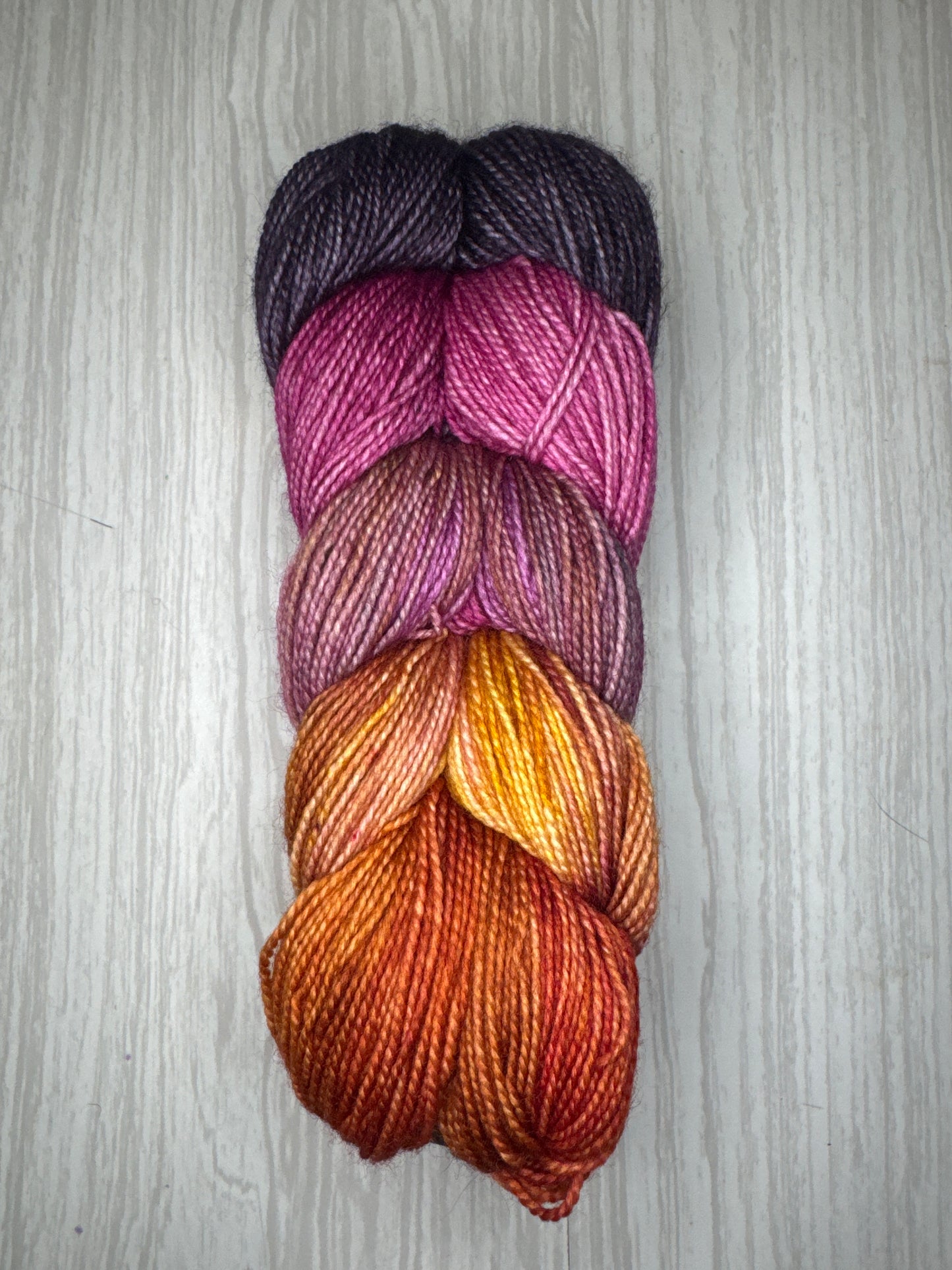 Magnolia - 5 x Mini Skein Braid Sock Set - Yarnfloozy