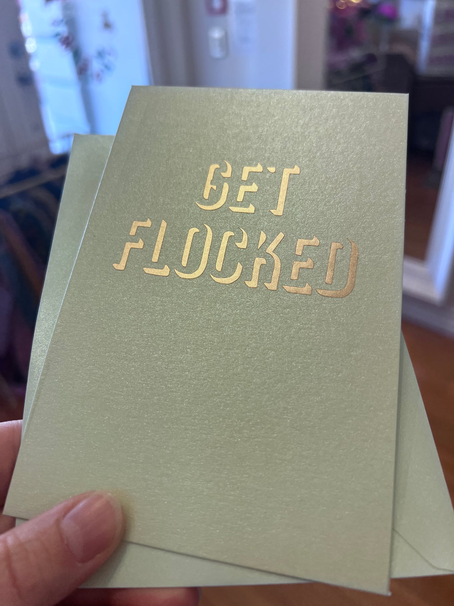 Greeting Cards - Get Flocked