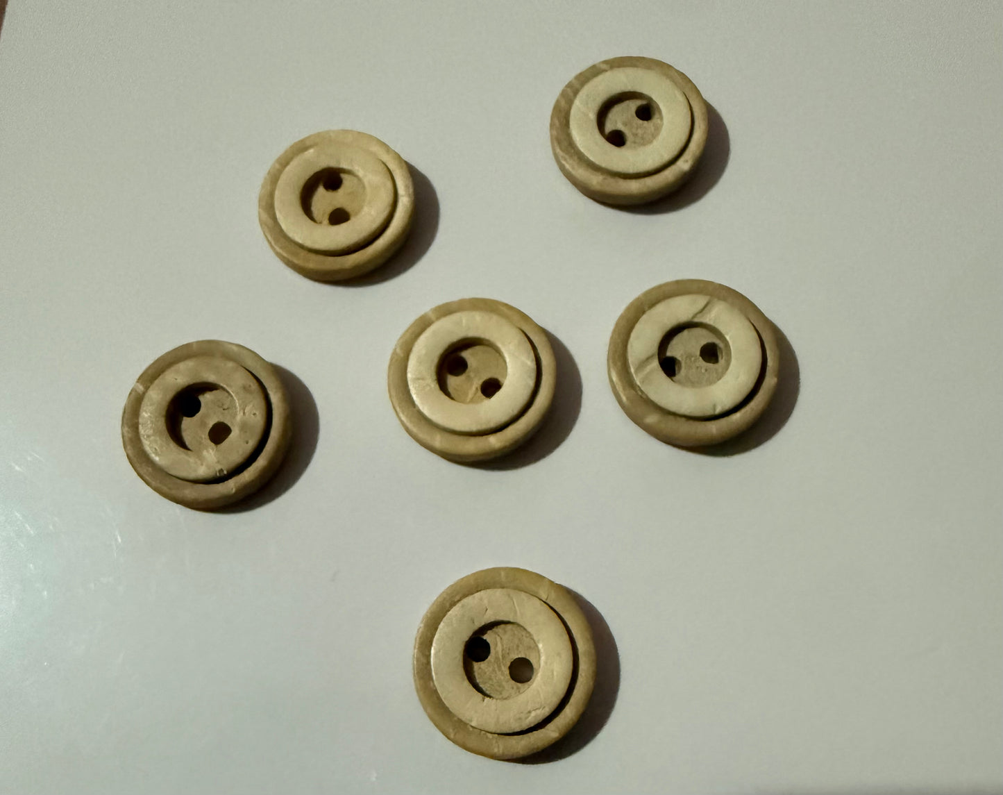 Buttons - Wood/Coconut #6