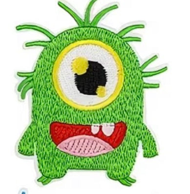 Patch - Green One Eye Monster