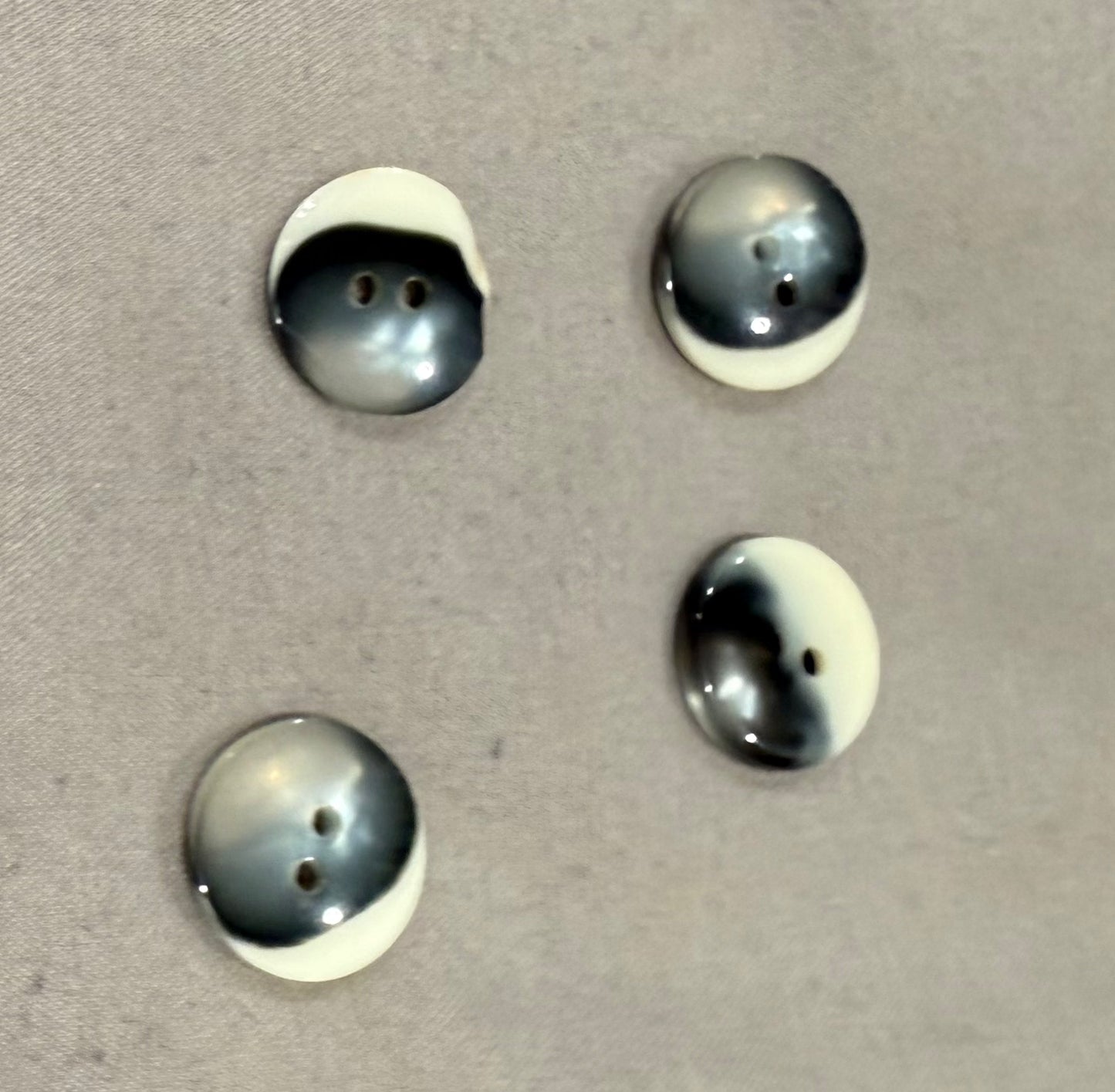 Buttons - Vintage Blue/White #1