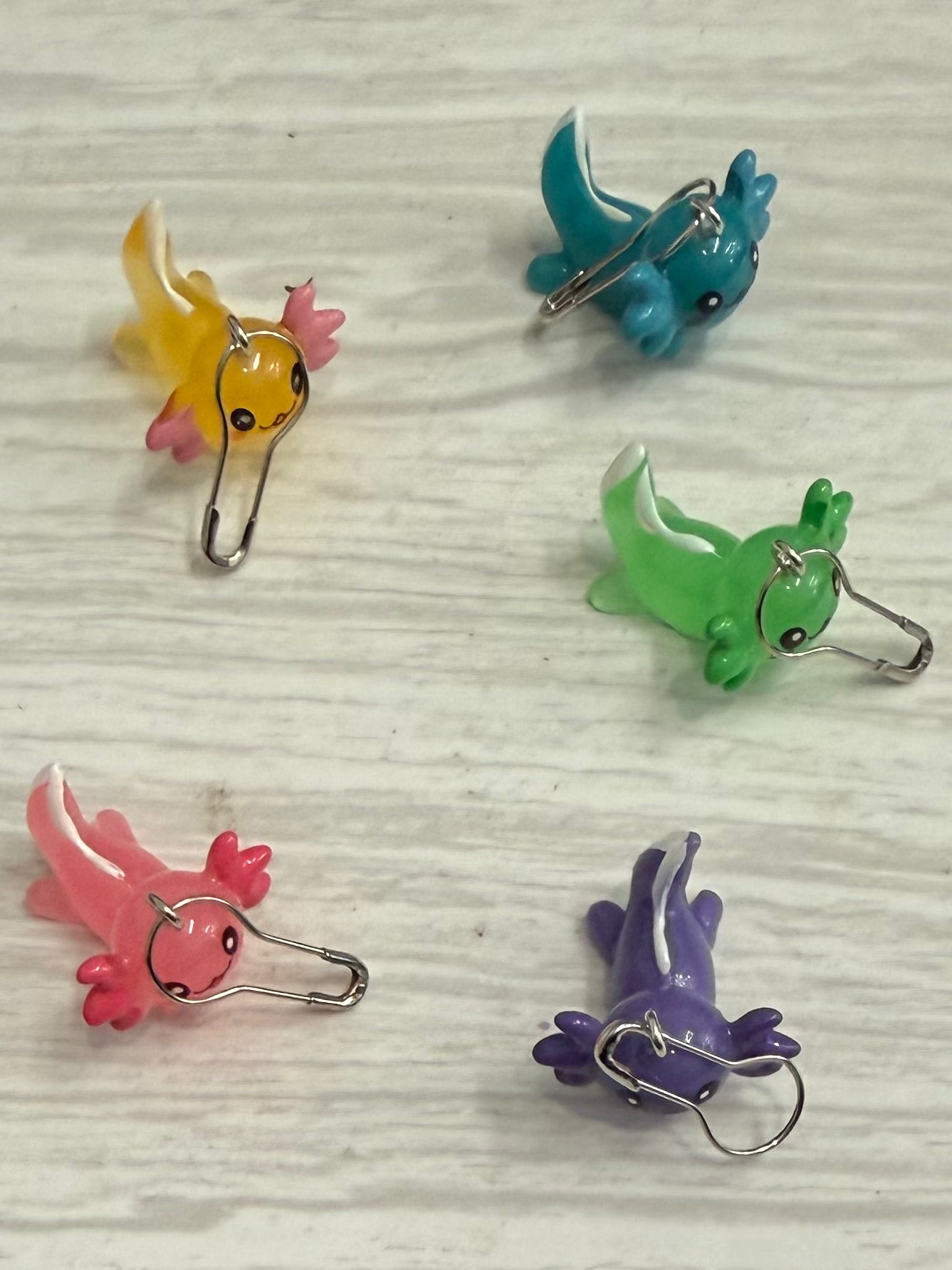 Stitch Markers - Axolotl