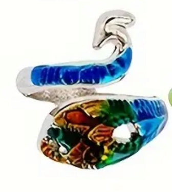 Ring - Yarn Guide - Vintage Bird
