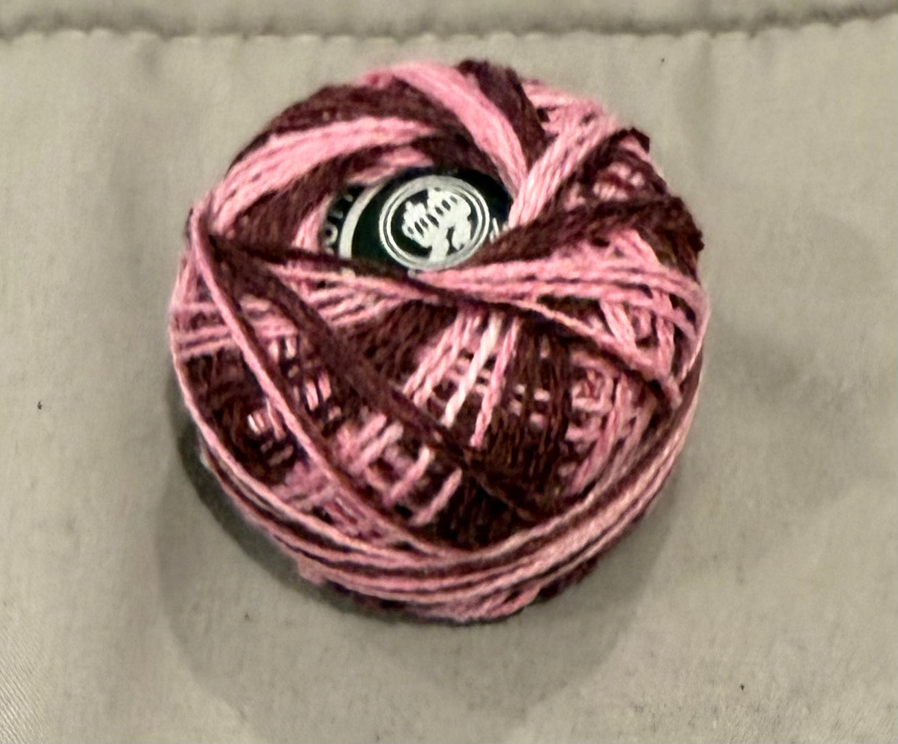 Cotton Thread - Spool x 1 - Dark Pink Multi