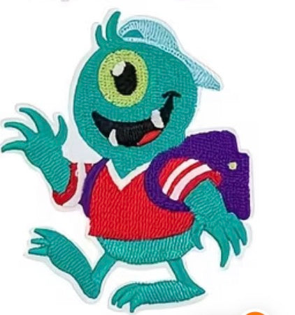 Patch - Teal Monster