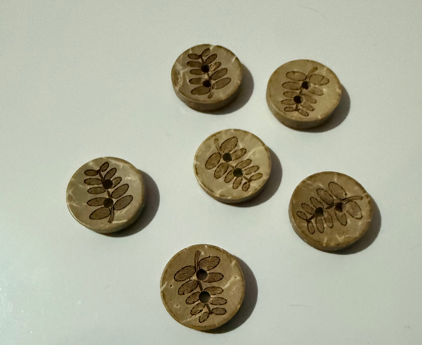 Buttons - Wood/Coconut #4