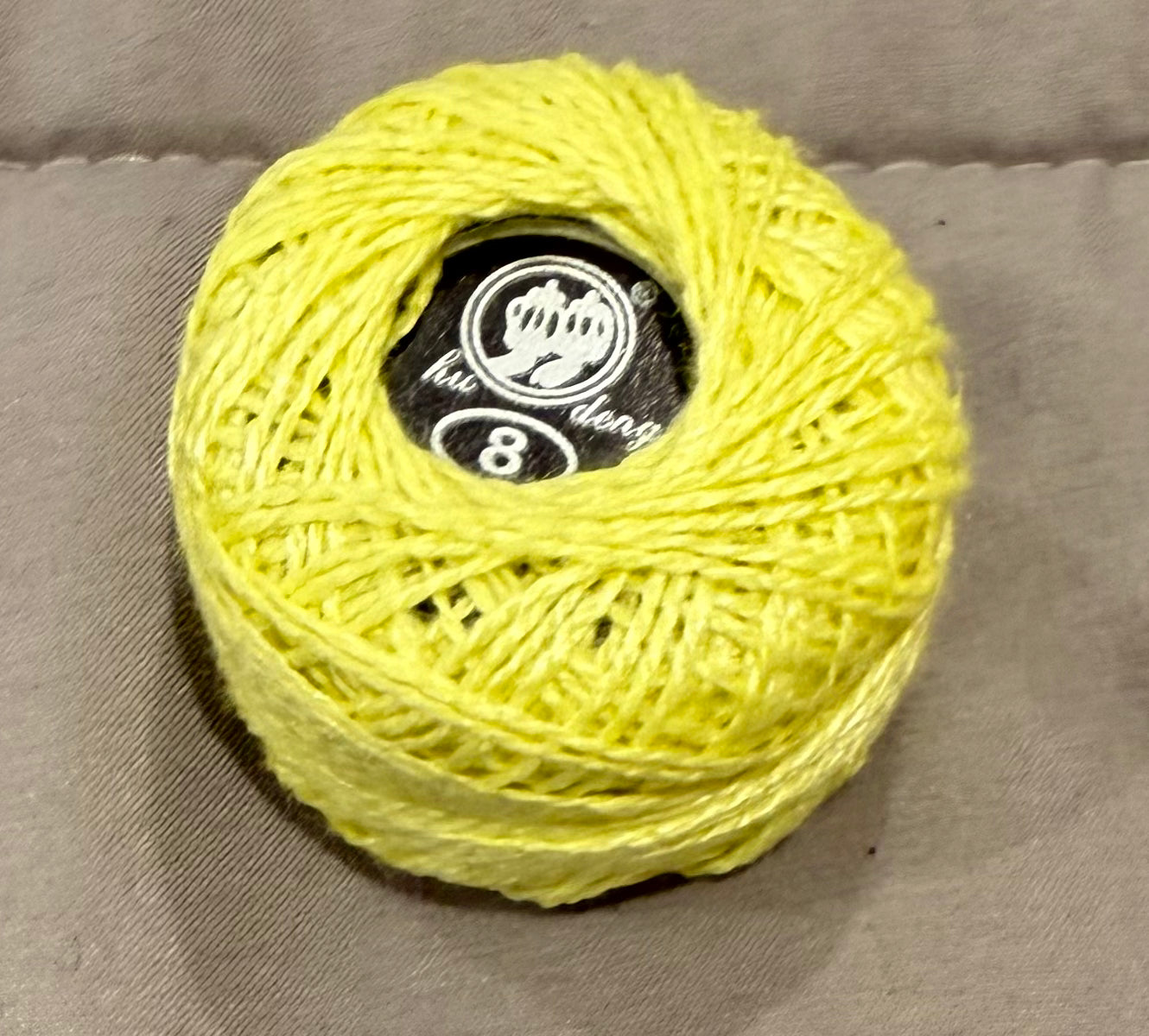 Cotton Thread - Spool x 1 - Yellow