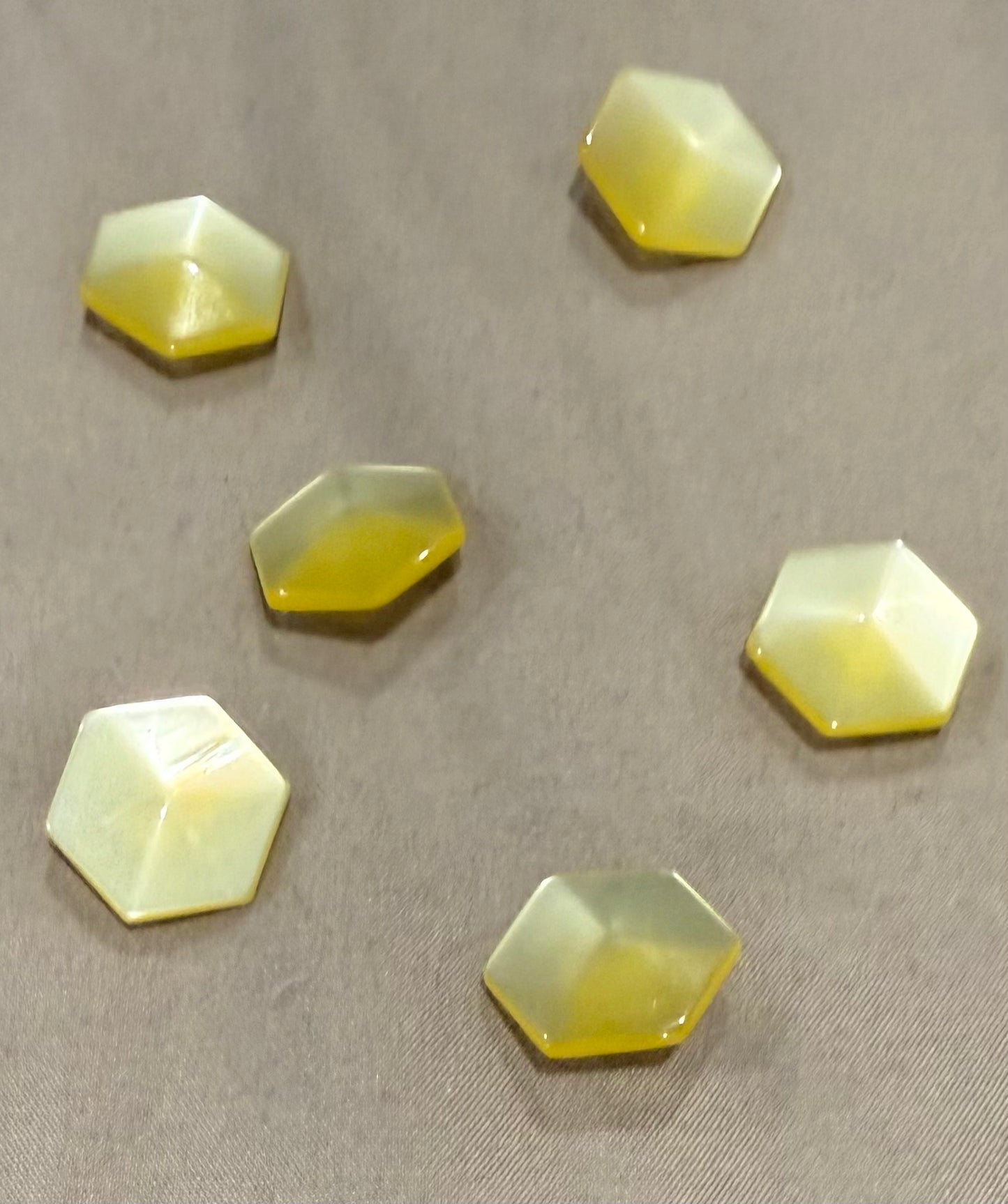 Buttons - Vintage Yellow #1