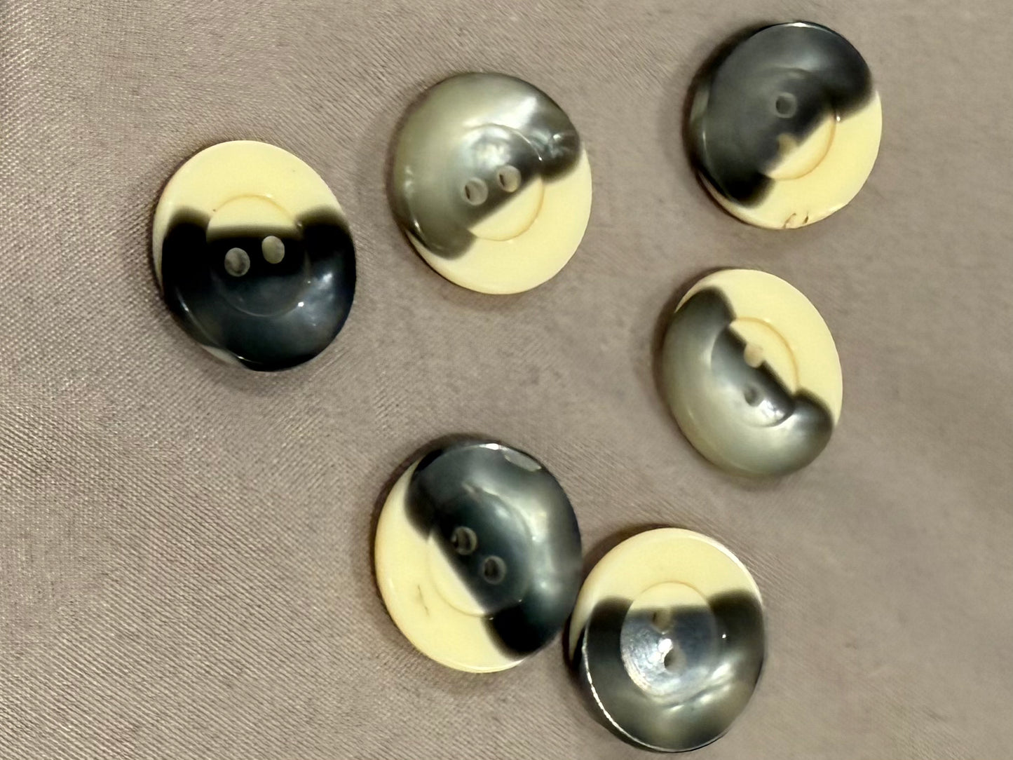 Buttons - Vintage Blue/White #2
