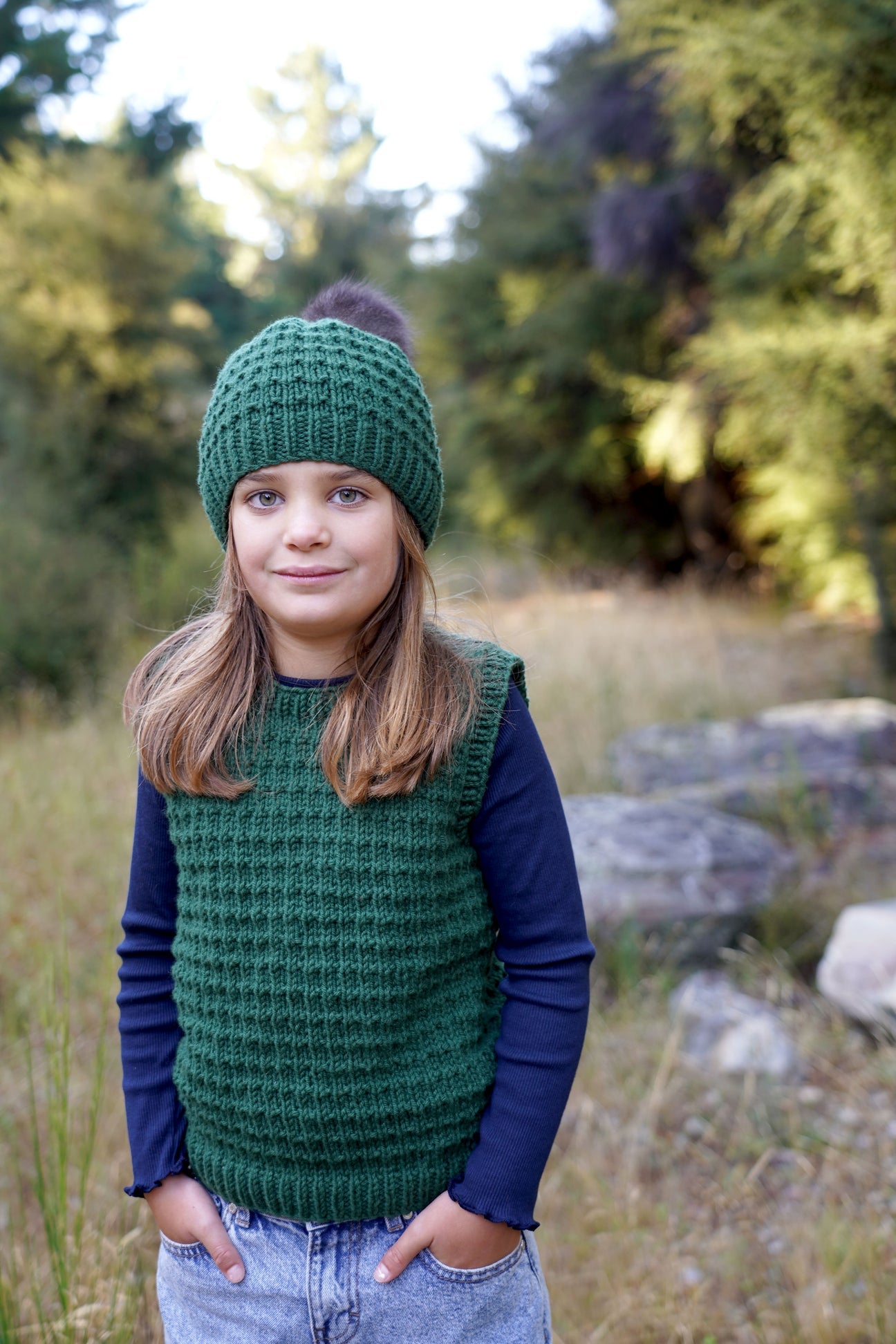 Keeley Vest and Hat - LisaFDesign LF59