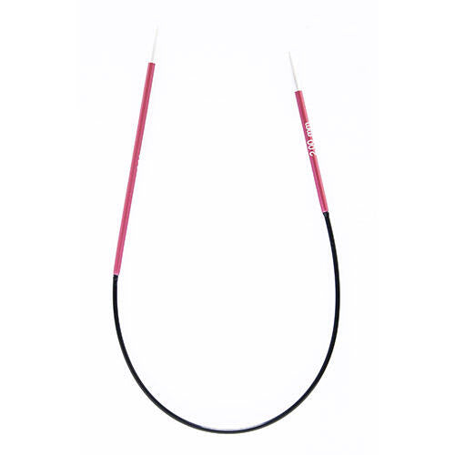 KnitPro Zing - 2.0mm - 25cm Asymmetrical Fixed Circular Needle