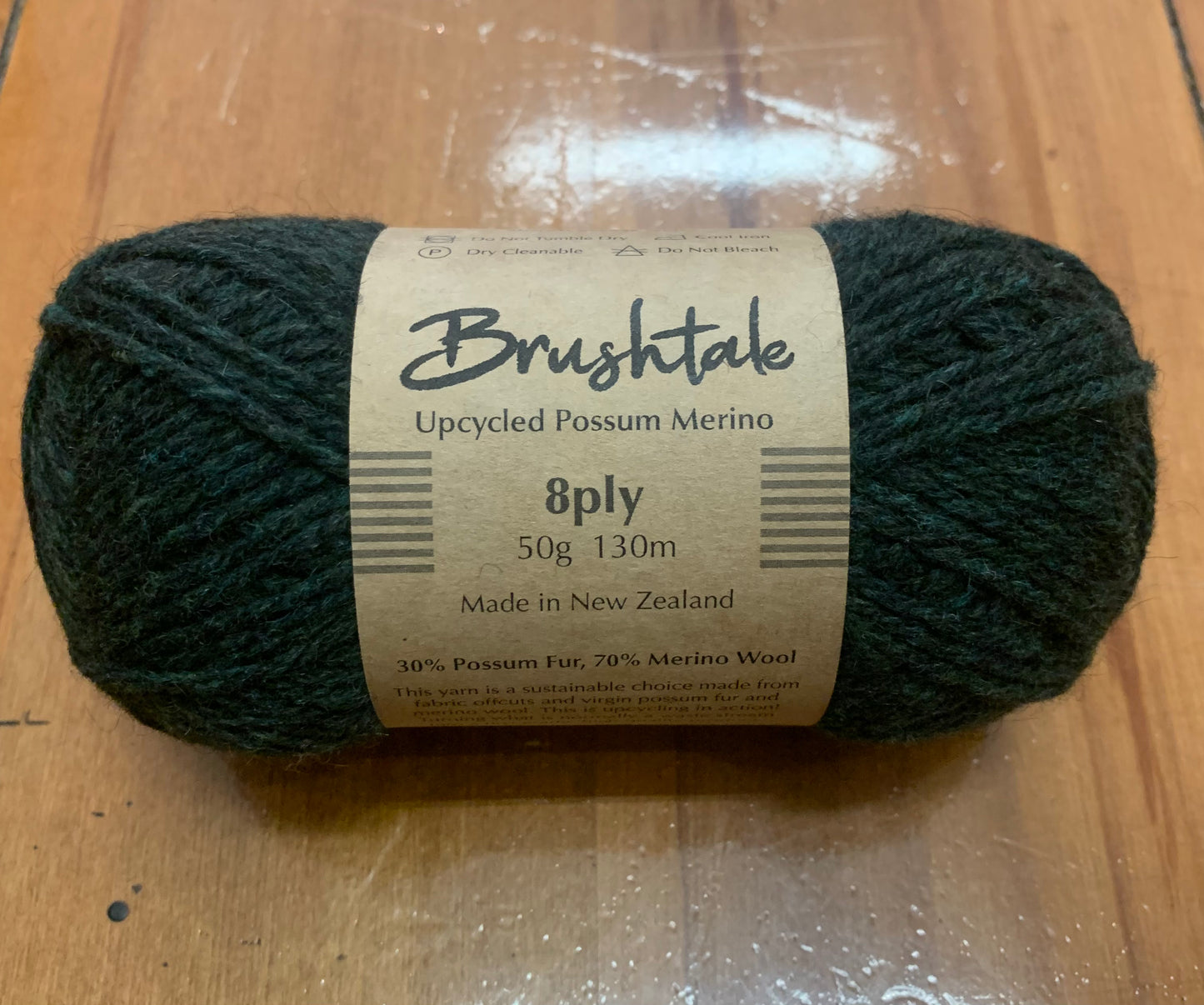 Brushtale - 8-Ply Upcycled Possum Merino - Kakapo 931