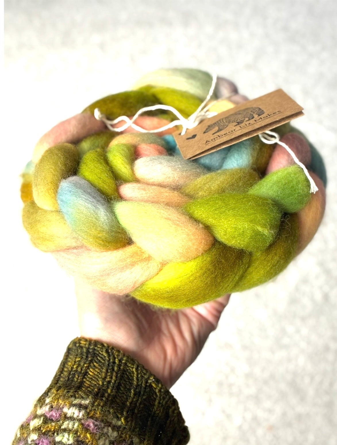 Glow - Spinning Fibre - Ambear Liz Makes