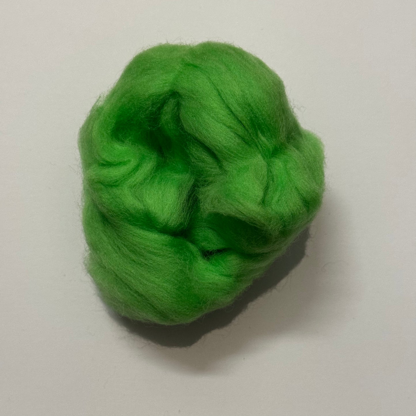 Needle Felting Corriedale Pack Small - Acid Lime