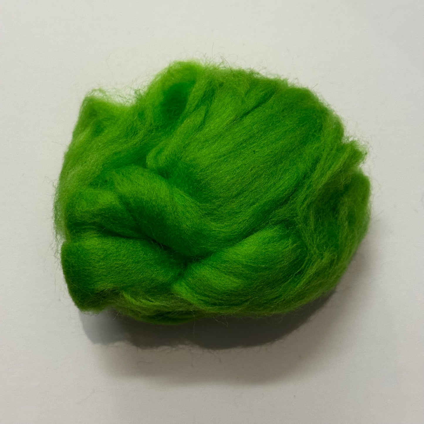 Needle Felting Corriedale Pack Small - Electric Lime