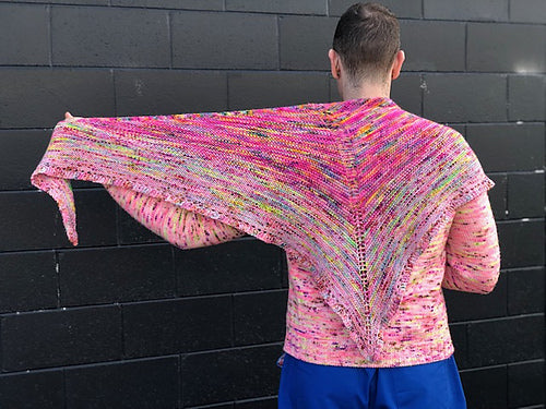 EBEforever designs - Three Skein Faded Triangle - PDF PATTERN