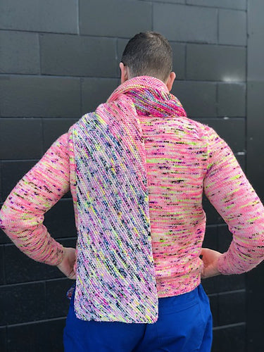 EBEforever designs - Bias Fade Scarf - PRINTED PATTERN