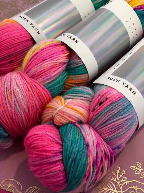 Hedgehog Fibres - Sock (Not for Socks) - Get Flocked Custom Colour - Unicorn Tears