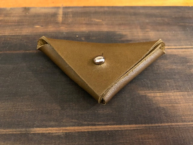 Bomod - Leather Mini Notion Pouch - Olive
