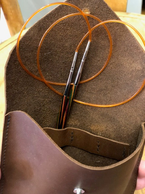 Bomod - Leather Needle Case - Dijon