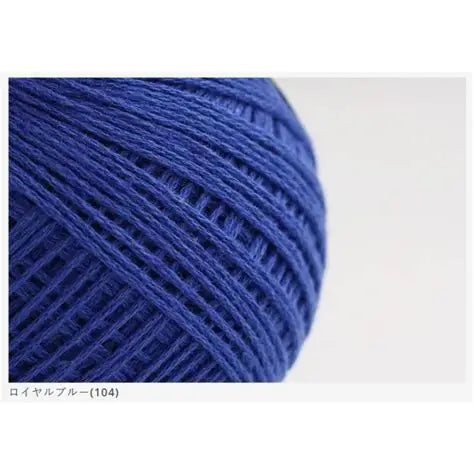 Royal Blue 104 - Daruma Linen Ramie Cotton Fingering