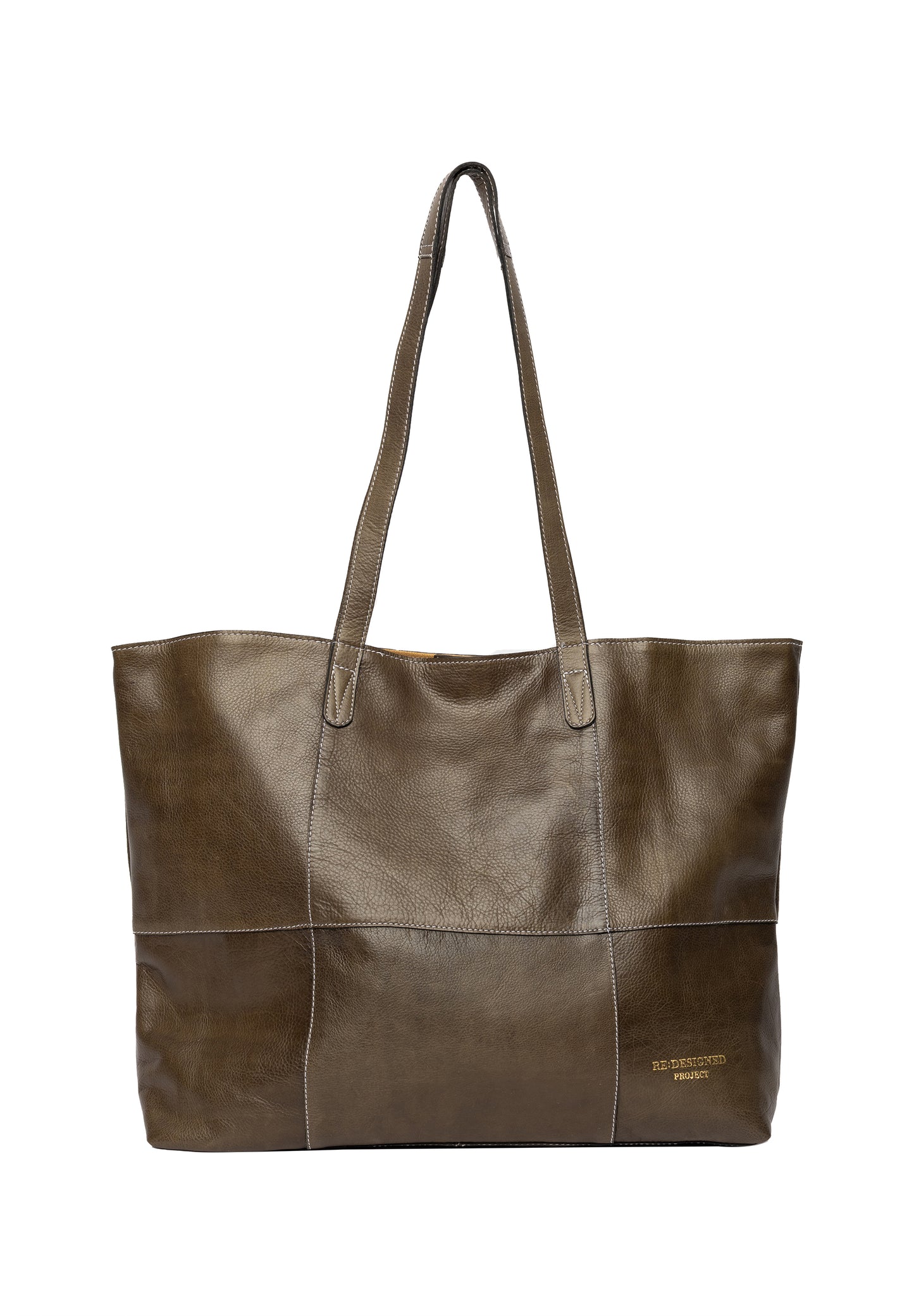 Re:Designed - Project 19 - Leather Shopper Bag - Dark Green - SEPTEMBER DELIVERY
