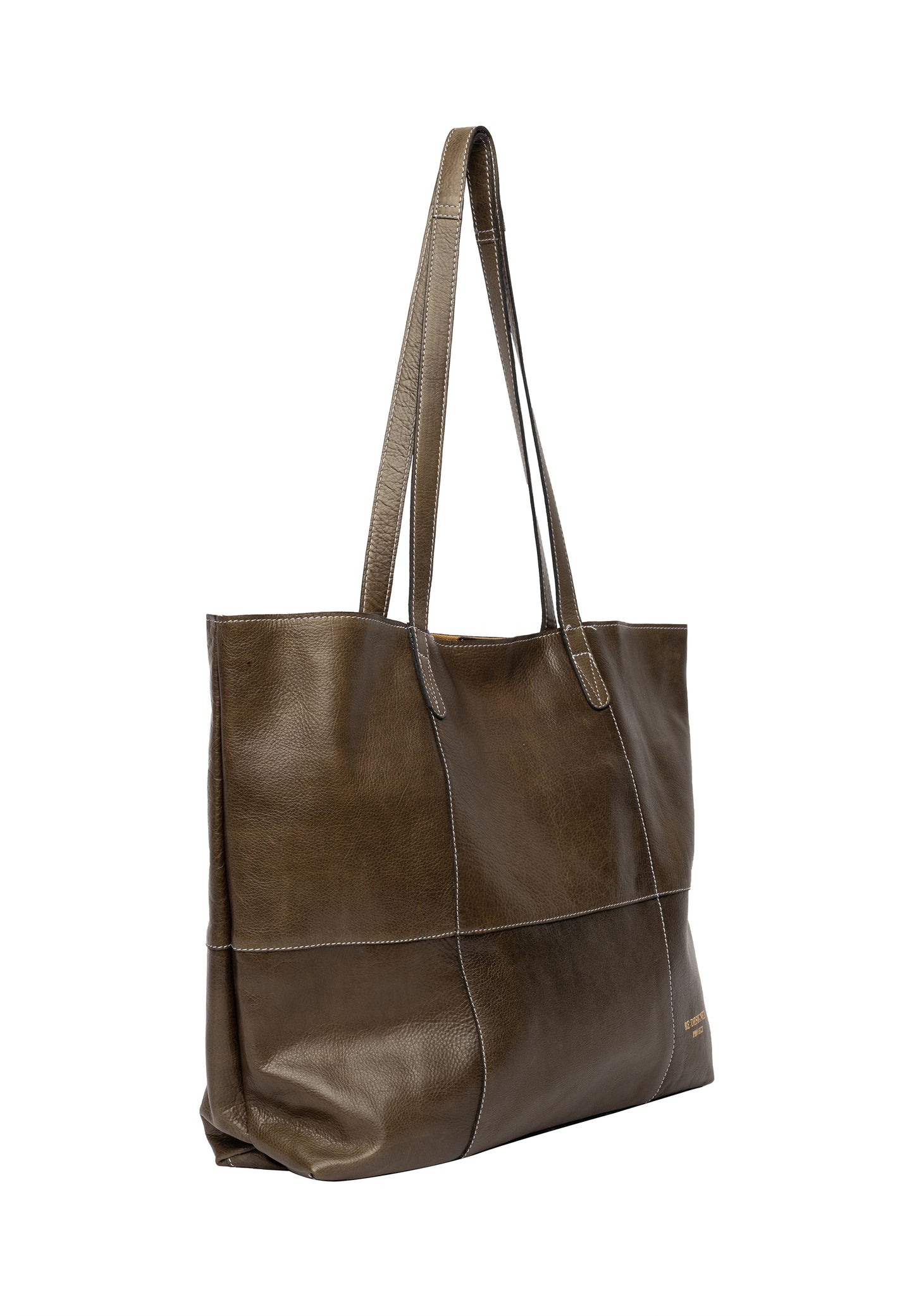 Re:Designed - Project 19 - Leather Shopper Bag - Dark Green - SEPTEMBER DELIVERY